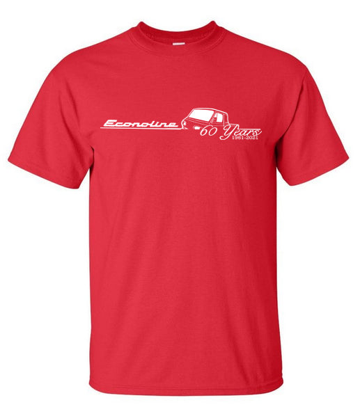 Econoline 60 Yr Anniversary Tshirt (Pickup Version)